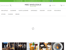 Tablet Screenshot of mbswholesale.co.uk